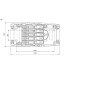 Bloc de jonction de distribution d’énergie, IP20, Raccordement à déplacement d'i