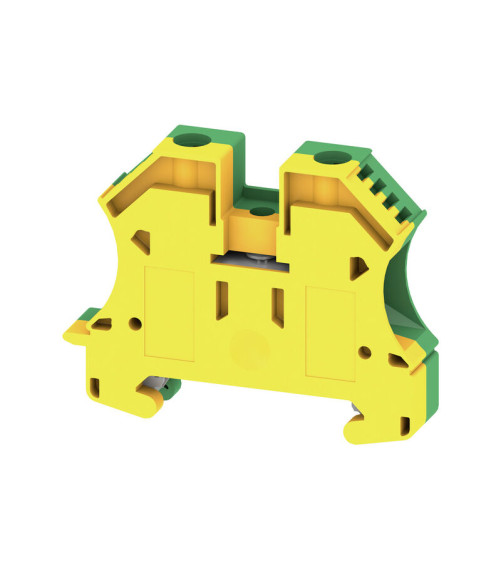 Borne de protection, Vissé, Vert/jaune, 16 mm², 690 V, 2 connexions