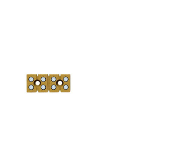 Bloc mono- et multipolaire, Raccordement vissé, 2.5 mm², 24 A, 400 V, 8C