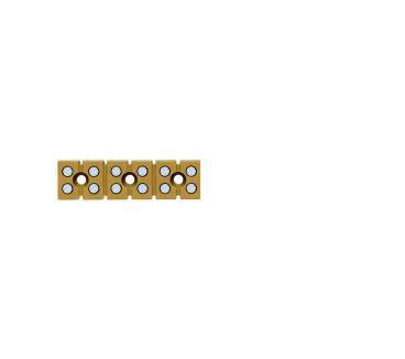 Bloc mono- et multipolaire, Raccordement vissé, 2.5 mm², 24 A, 400 V, 12C