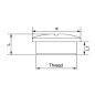 Bouchons obturateurs (en plastique), PG 9, 5 mm Le bouchon obturateur en plastiq