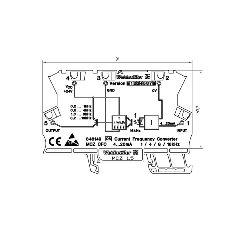 MCZ CFC 4-20MA - Convertisseurs analogiques