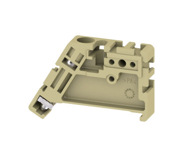 Équerre de blocage, beige, TS 35, fixation à vis