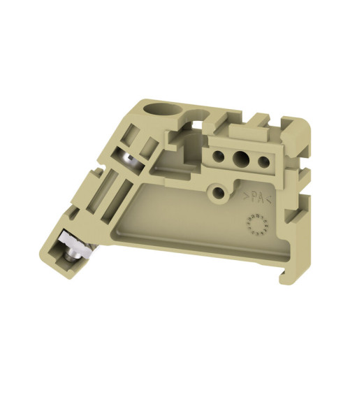 Équerre de blocage, beige, TS 35, fixation à vis