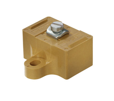 SH 2 - Rails-accessoires (PT19) Support de barre collectrice, Jaune moyen, 130 °