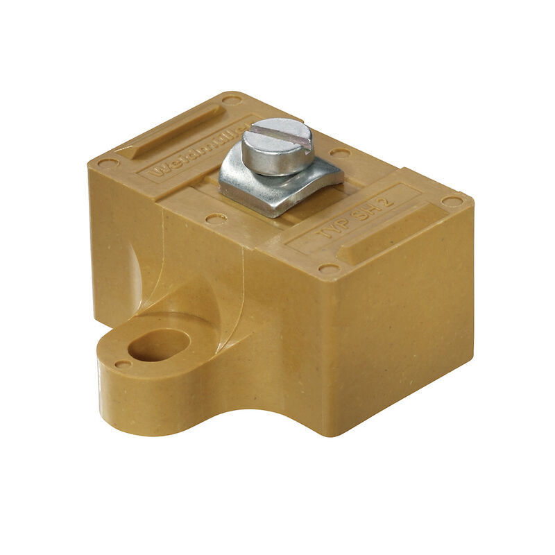SH 2 - Rails-accessoires (PT19) Support de barre collectrice, Jaune moyen, 130 °