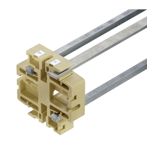 SH 3 - Rails-accessoires (PT19) Support de barre collectrice, argent, 100 °C, La