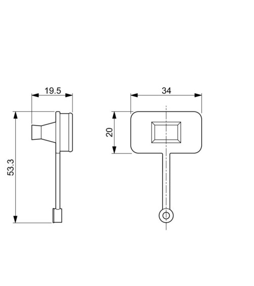 IE-BP-VAPP - Jeux de cordons PROFINET Capuchon de protection pour boîtier de con