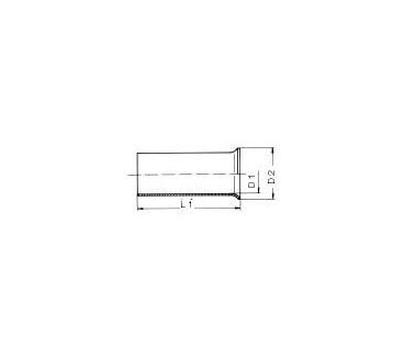 Embout, 2.5 mm², Longueur de dénudage: 12 mm