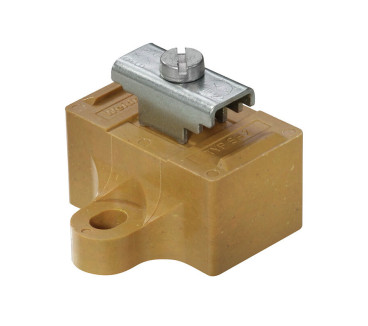SH 2 S - Rails-accessoires (PT19) Support de barre collectrice, Jaune moyen, 130