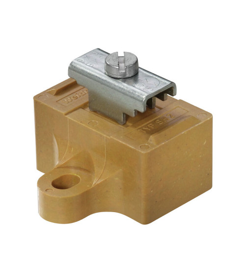 SH 2 S - Rails-accessoires (PT19) Support de barre collectrice, Jaune moyen, 130