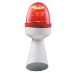 38833 SEM LED RED V12AC GY