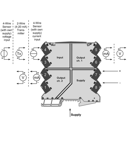 ACT20M-AI-2AO-S - Convertisseurs analogiques - ACT20