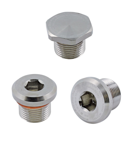 Bouchons obturateurs Ex (en métal), M 20 x 1,5, 16 mm