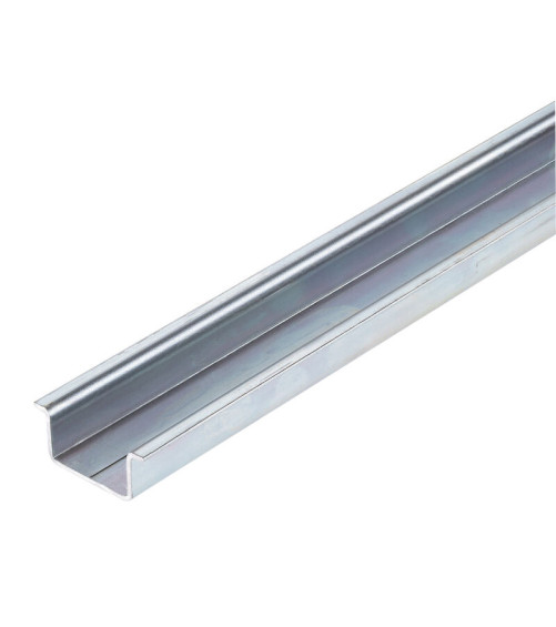 Rail profilé TS35X15 avec revêtement en zinc, L: 2000 mm