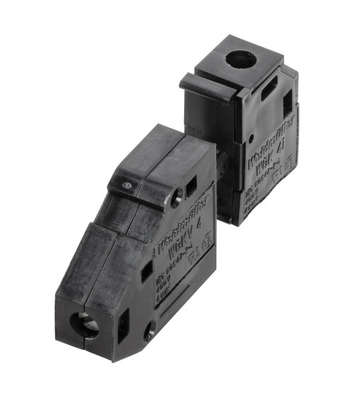 WGKV 4/Z BK BX - Bornier traversant WGK OMNIMATE Power - série WGK, Borne traver