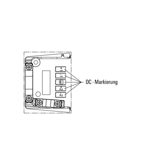 Bloc de jonction de distribution d’énergie avec boîtiers, AC, IP65, complet, Ren