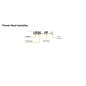 Module de distribution alimentation des entrées 10A IP20