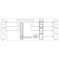 Module de distribution alimentation des entrées 24V IP20