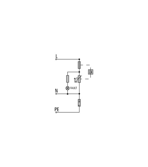 VPU III SO LD - Protection surtension Parafoudre de surtension de l'appareil fin