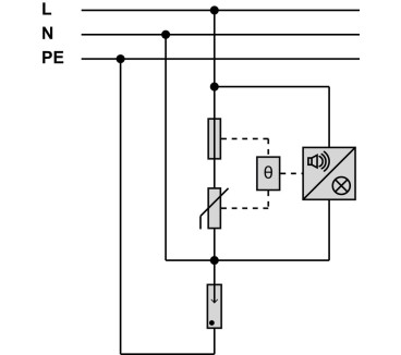 VPU III SO LD+A - Protection surtension Parafoudre de surtension de l'appareil f