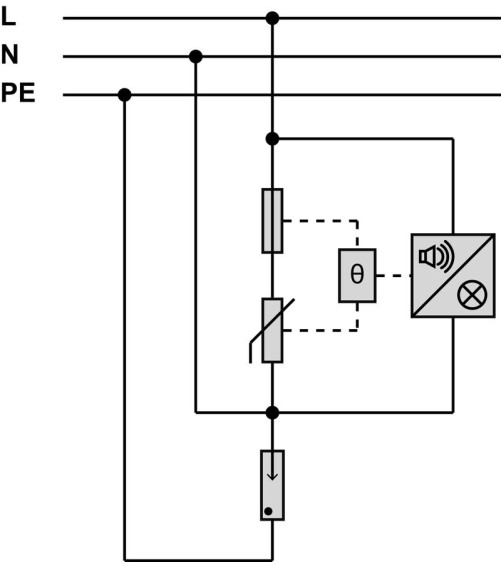 VPU III SO LD+A - Protection surtension Parafoudre de surtension de l'appareil f