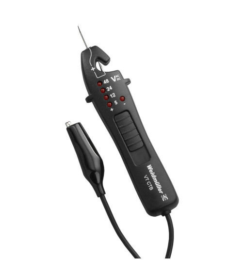 Testeur de tension, Plage de mesure de tension/DC: 48 V, LED, Test de continuité