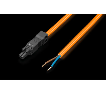 2500520 Câbles de raccordement, pour alimentation, 2 pôles, 100-240 V - UL