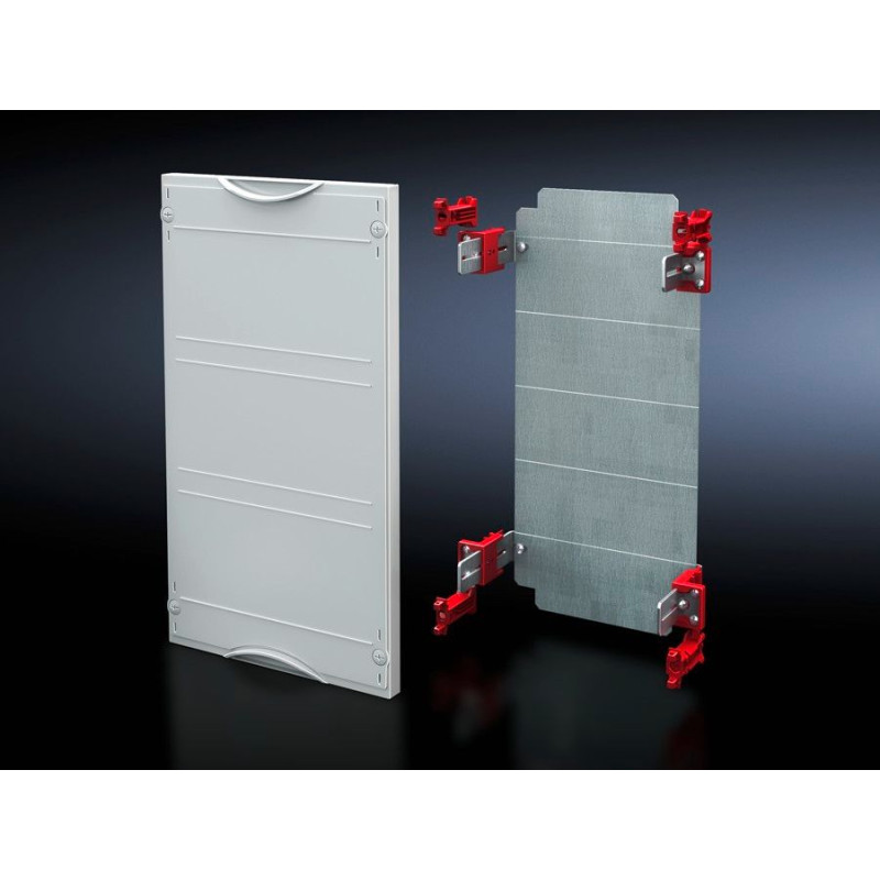 9666080 Module pour plaque de montage - H150 L250 - RAL7035