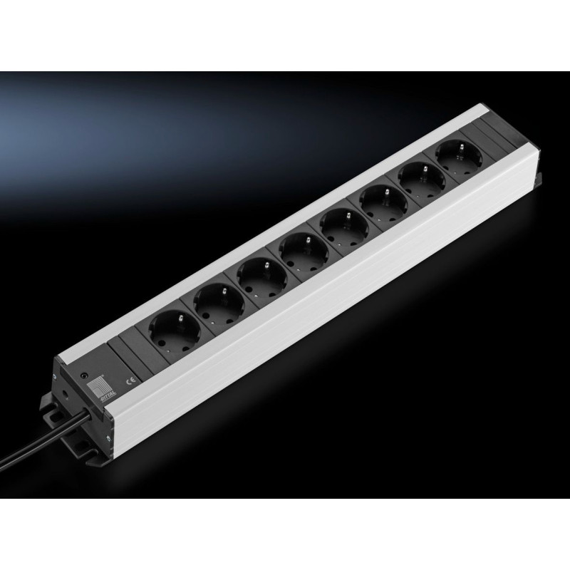7000630 Bandeau 8 prises Schuko 19"