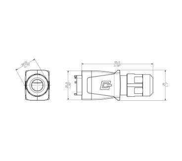 IE-PH-V14M-RJ - Ethernet Industriel Composants Passifs