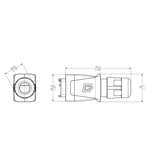 IE-PH-V14M-RJ - Ethernet Industriel Composants Passifs