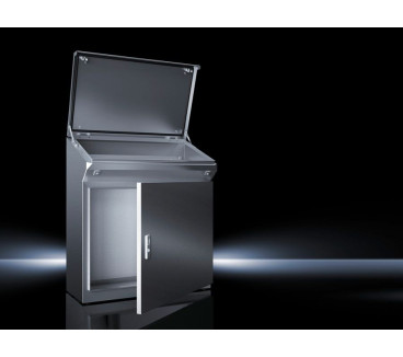 2684600 Pupitre monobloc en acier inoxydabble L800 H960 P400