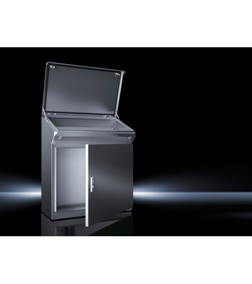 2684600 Pupitre monobloc en acier inoxydabble L800 H960 P400