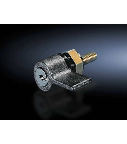 2485000 Bouton-verrou en plastique avec cylindre de sécurité pour clé N° 3524 E