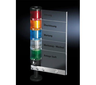 2374150 Tablette signalétique pour colonnes de signalisation modulaires