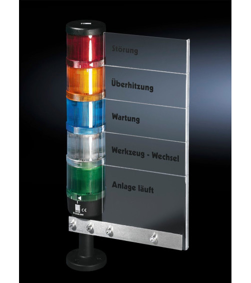 2374150 Tablette signalétique pour colonnes de signalisation modulaires