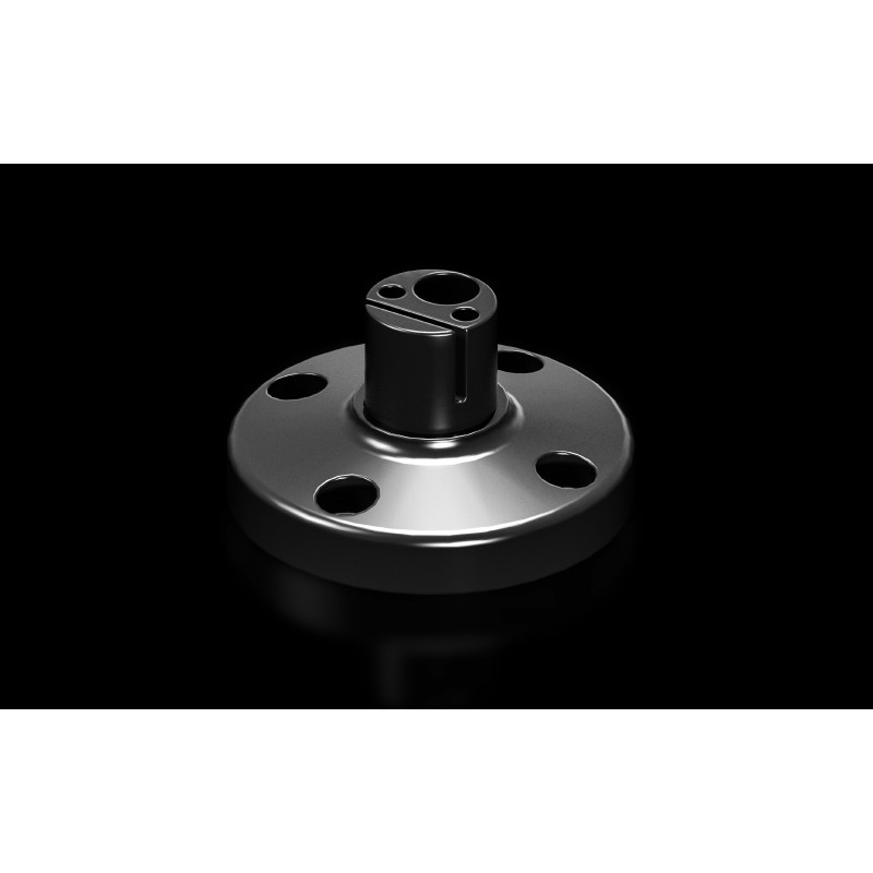 2374010 Pied noir en plastique - Pied seul pour montage sur tube
