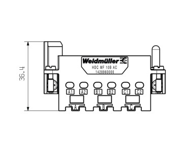 HDC MF 10B AC - CIE Connecteurs industriels étanches - Gamme RockStar®