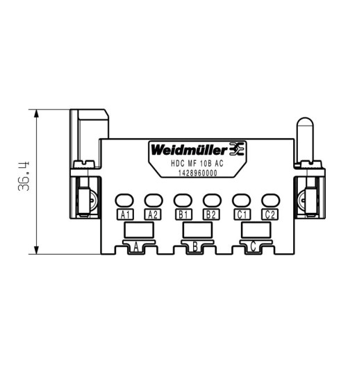 HDC MF 10B AC - CIE Connecteurs industriels étanches - Gamme RockStar®