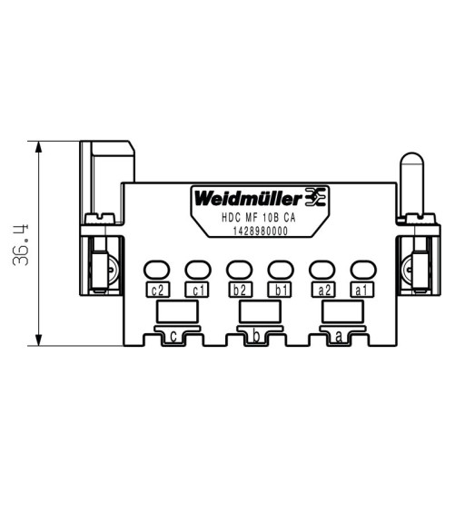 HDC MF 10B CA - CIE Connecteurs industriels étanches - Gamme RockStar®