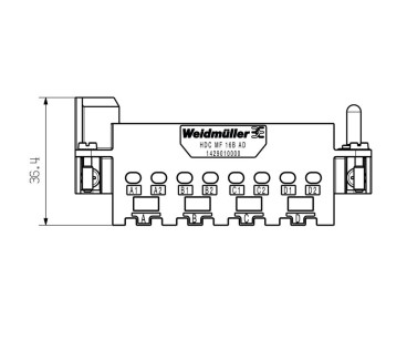 HDC MF 16B AD - CIE Connecteurs industriels étanches - Gamme RockStar®