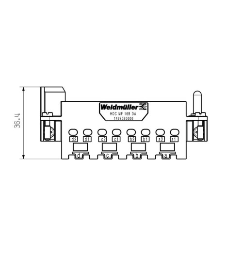 HDC MF 16B DA - CIE Connecteurs industriels étanches - Gamme RockStar®