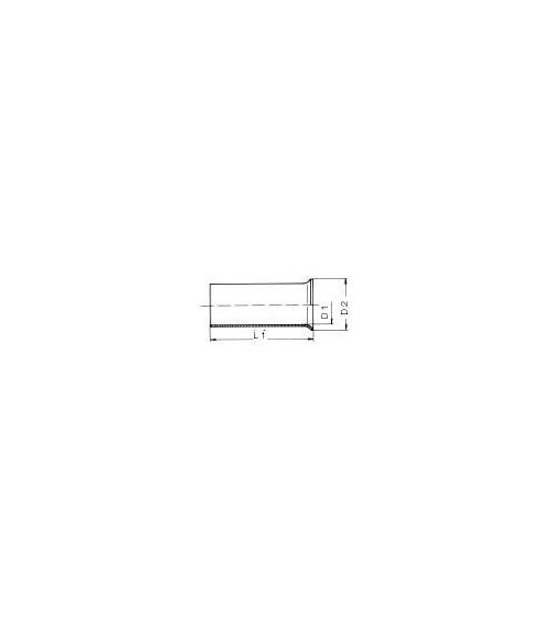 Embout, 10 mm², Longueur de dénudage: 15 mm